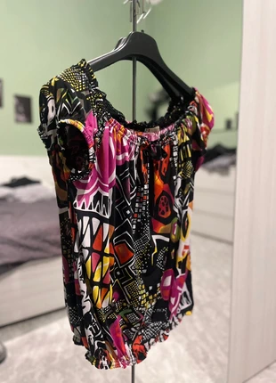 Maglia estiva multicolore – Fantasia etnica vibrante!, estado: Novo sem etiquetas, tamanho: M / 38 / 10, €2.50, €3.33 inclui Proteção do Comprador