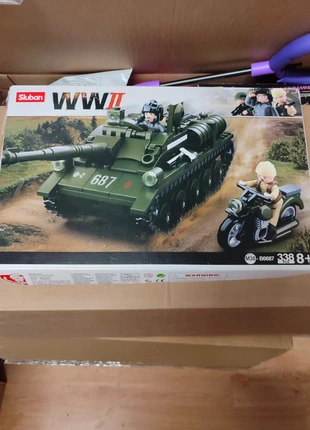 Sluban M38-B0687 - Set di costruzioni, Tank with soldiers, marque: Sluban, état: Neuf sans étiquette, taille: Taille unique, 12,90 €, 14,25 € Protection acheteurs incluse