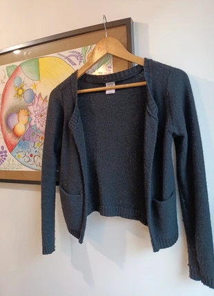 Gilet Véro Moda laine angora noir, marca: Vero Moda, estado: Bom, tamanho: XS / 34 / 6, €1.00, €1.75 inclui Proteção do Comprador