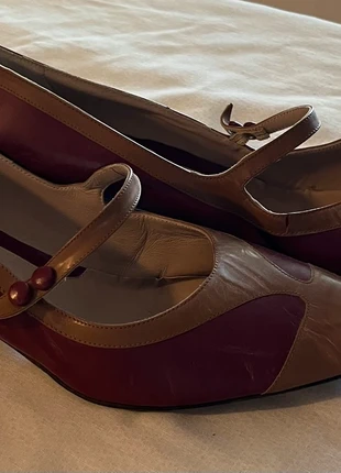 #👠 Slingback Coccinelle 41 Bordeaux/Beige, marca: Coccinelle, estado: Nuevo sin etiquetas, tamaño: 41, 30,00 €, 32,20 € Protección al comprador incluida