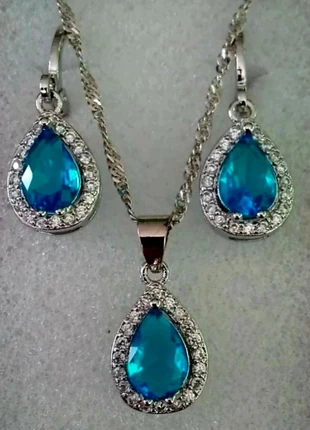 Jolie parure en argent Sterling poinçonnée, brand: 925, condition: Very good, €10.00, €11.20 includes Buyer Protection