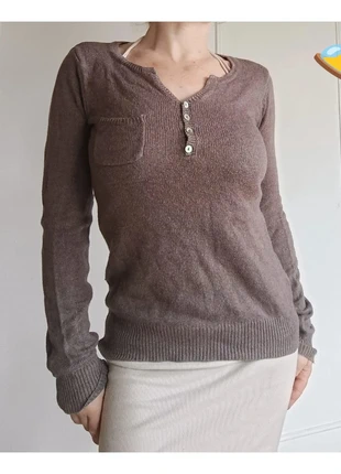 pull 🤎classique chic confortable femme marron t s 36 camaïeu, marque: Camaïeu, état: Très bon état, taille: S / 36 / 8, 8,00 €, 9,10 € Protection acheteurs incluse
