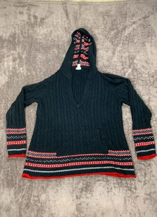 Pull Col V à capuche Noir et Rouge Vintage, marke: Vintage Dressing, zustand: Gut, größe: Sonstige, 8,00 €, 9,10 € beinhaltet Vinted-Käuferschutz Pro