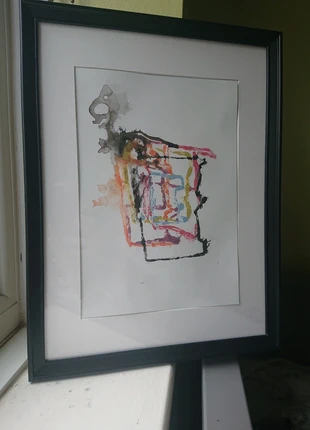 Original Glastonbury Festival Flags Lino in Frame, brand: Art, condition: New with tags, £15.00, £16.45 includes Buyer Protection