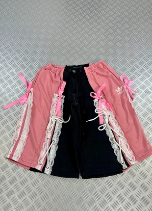 Handmade coquette baggy jorts handmade 2000’s streetwear y2k style, marca: COQUETTE, estado: Muy bueno, tamaño: Talla única, 75,00 €, 79,45 € Protección al comprador Pro incluida