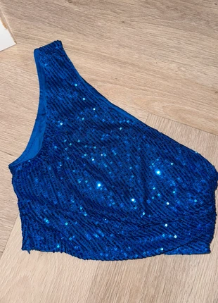 Glitter top, merk: Shein, staat: Nieuw zonder prijskaartje, maat: S / 36 / 8, € 2,50, € 3,33 inclusief Kopersbescherming