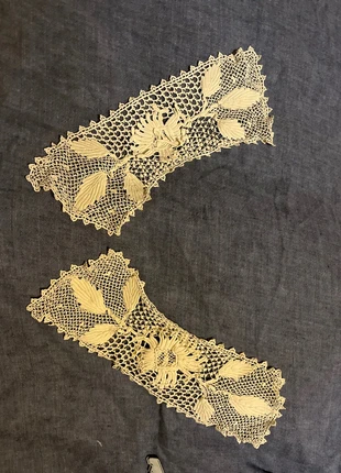 Vintage delicate hand made cotton  lace collars, brand: Vintage Boutique, condition: Very good, £18.00, £19.60 includes Buyer Protection