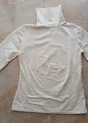 Blusa cuello alto blanco, Básico elegante y cómodo, condizioni: Ottime, taglia: M / IT 42 / EU 38, €5.00, €5.95 include la Protezione acquisti