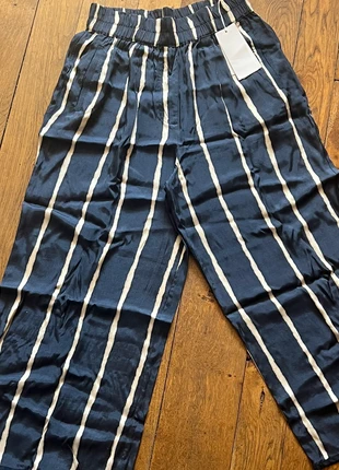 Silk tie dye stripe cropped trousers, brand: By-bar, condition: New with tags, size: M / 10, £50.00, £53.20 includes Buyer Protection