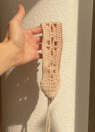Bandeau en crochet ajouré - Beige, marca: Local, estado: Nuevo sin etiquetas, 5,00 €, 5,95 € Protección al comprador incluida