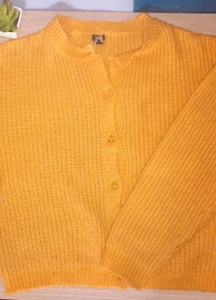 Gilet jaune moutarde en maille – Kiabi, marke: Kiabi, zustand: Neu, größe: S, 5,00 €, 5,95 € inklusive Vinted-Käuferschutz