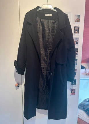 manteau léger noir, marque: Fashion Classic, état: Bon état, taille: S / 36 / 8, 7,00 €, 8,05 € Protection acheteurs incluse