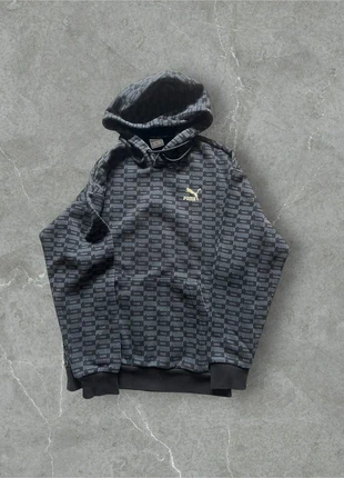 Sweat à capuche puma noir et gris - Logo brodé doré | Taille S, marque: Puma, état: Très bon état, taille: S, 8,90 €, 10,05 € Protection acheteurs incluse