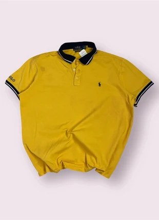 Polo Ralph Lauren jaune uni bleu marine - Taille XL / RL005, brand: Ralph Lauren, condition: Satisfactory, size: XL, €9.95, €11.15 includes Buyer Protection Pro