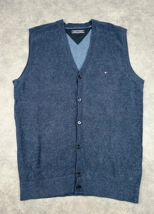 Gilet Homme Tommy Hilfiger Bleu Coton Taille L, brand: Tommy Hilfiger, condition: Very good, size: L, €24.00, €25.90 includes Buyer Protection