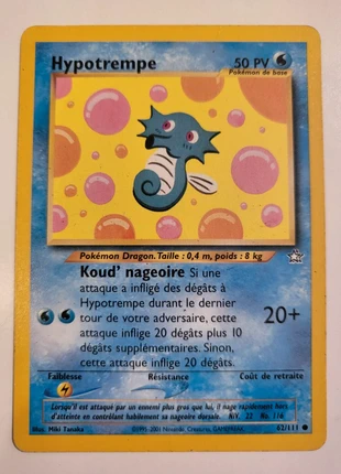 Carte néo genesis bloc wizard
62/111 Hypotrempe commune, état: Satisfaisant, 1,50 €, 2,28 € Protection acheteurs incluse