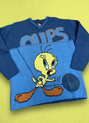 Pull cartoon titi tweety vintage, marque: Looney Tunes, état: Très bon état, taille: M, 45,00 €, 47,95 € Protection acheteurs (Pro) incluse