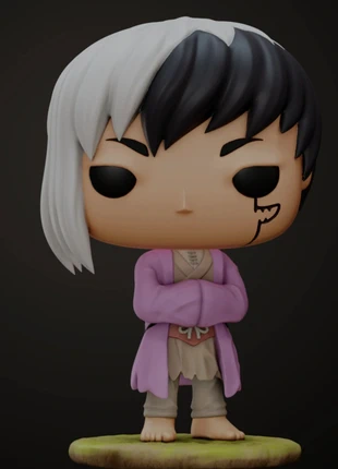 Cust0m funkopop "gen asagiri" Dr.stone, staat: Heel goed, maat: Universeel, € 80,00, € 84,70 inclusief Kopersbescherming