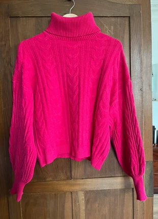 Pull col roulé rose fuchsia, marque: Boutique Italiana, état: Très bon état, taille: Taille unique, 15,00 €, 16,45 € Protection acheteurs incluse