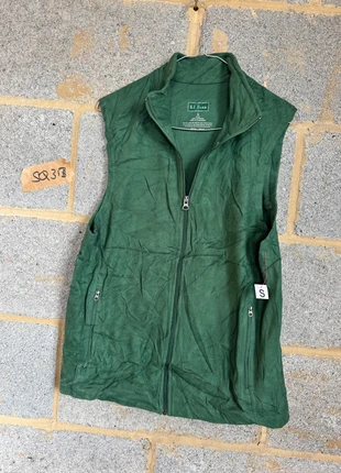 L.L.Bean Green Full-Zip Fleece Vest - Small(SQ313), brand: L.L. Bean, condition: Good, size: S, £25.00, £26.95 includes Buyer Protection