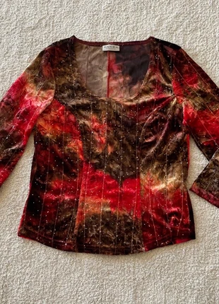 Velour Shirt Vintage, brand: Vintage, condizioni: Ottime, taglia: L / IT 44 / EU 40, €9.00, €10.15 include la Protezione acquisti