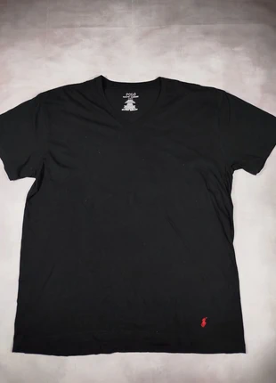 T-shirt/ Maillot manche courte Ralph Lauren noir broderie rouge L Homme, merk: Ralph Lauren, staat: Heel goed, maat: L, € 15,00, € 16,45 inclusief Kopersbescherming Pro