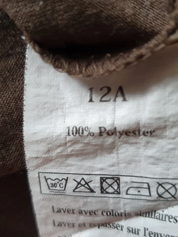 T-shirt fluide marron FPC taille 12 ans - photo numéro 5