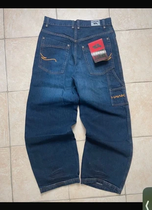 Pantalon carpenter en jean coupe skater baggy hawk brodé y2k, marque: Hawk, état: Neuf sans étiquette, taille: W28 | FR 38, 35,00 €, 37,45 € Protection acheteurs incluse