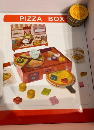 Jeux en bois pizza, marque: Zeeman, état: Bon état, taille: 18-24 mois / 86 cm, 5,00 €, 5,95 € Protection acheteurs incluse