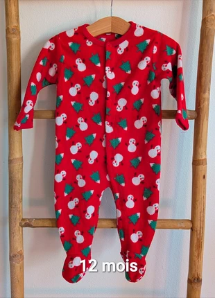 Pyjama de Noël 12 mois, condition: Very good, size: 9-12 months / 74 cm, €3.00, €3.85 includes Buyer Protection