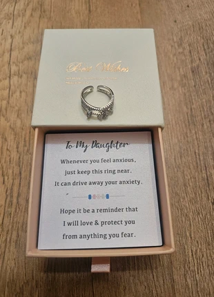 Daughter Anti Anxiety Ring Jewellery Gift One Size S925 Gift Box Christmas Present, brand: S925, condition: New without tags, size: Adjustable, £18.00, £19.60 includes Buyer Protection