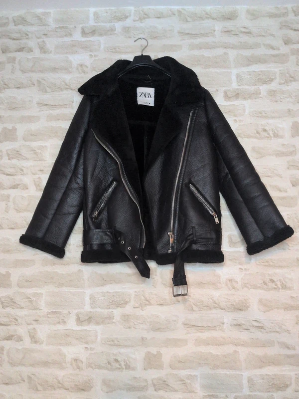 Veste ZARA style aviateur – Taille XS (convient XS-S)