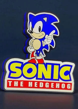 Lampe led SONIC – Pour les fans de rétro-gaming & vitesse !, état: Très bon état, 39,90 €, 42,60 € Protection acheteurs incluse