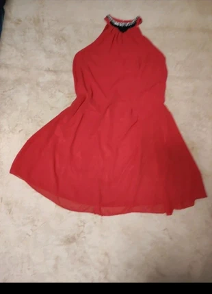 Robe rouge avec collier Lusa, brand: LUSA, condition: Very good, size: L / 40 / 12, €6.00, €7.00 includes Buyer Protection
