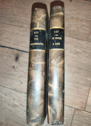 Lot 2 livres anciens Gyp – reliure cuir – XIXe siècle, staat: Goed, € 20,00, € 21,70 inclusief Kopersbescherming Pro