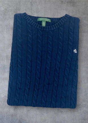 Pull torsadé – Lauren Ralph Lauren – Taille M – Bleu marine – 100% coton, marke: Lauren Ralph Lauren, zustand: Sehr gut, größe: M / 38 / 10, 39,00 €, 41,65 € inklusive Vinted-Käuferschutz