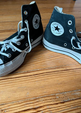 Converses noires à plate-forme, marca: Converse, estado: Bueno, tamaño: 37, 20,00 €, 21,70 € Protección al comprador incluida