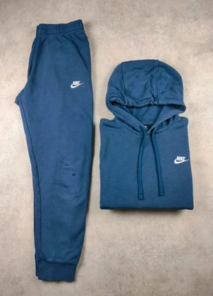 Ensemble sweat + jogging Nike club fleece logo brodé - M - bleu marine, brand: Nike, condition: Very good, size: M, €40.00, €42.70 includes Buyer Protection
