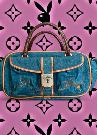 💎 Ultra-Rare Vintage Y2K Playboy Denim Bag – Collector’s Piece 💎, brand: Playboy, condition: Very good, €100.00, €105.70 includes Buyer Protection