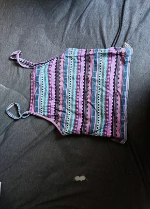 Roze, groene en blauwe crop topje aztec print amy & ivy the sting maat xxs/xs, marca: The Sting, estado: Muy bueno, tamaño: XXS / 32 / 4, 3,00 €, 3,85 € Protección al comprador incluida