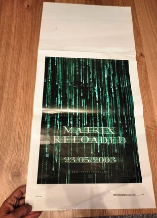 Film Matrix reloaded locandina cinema originale, zustand: Sehr gut, 22,00 €, 23,80 € inklusive Vinted-Käuferschutz