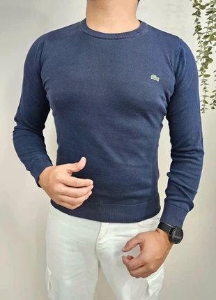 Pull col rond Lacoste Devanlay bleu marine taille 2, brand: Lacoste, condizioni: Buone, taglia: XS, €25.00, €26.95 include la Protezione acquisti Pro