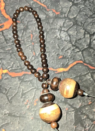 Bracelet perles de bois foncé 20cm, brand: Argent, condition: New without tags, €12.00, €13.30 includes Buyer Protection