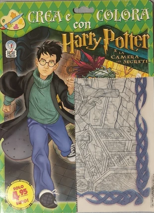Album da colorare effetto vetro-trasparenza Harry Potter e la Camera dei segreti, marca: Harry Potter, estado: Muito bom, tamanho: Tamanho único, €3.70, €4.59 inclui Proteção do Comprador