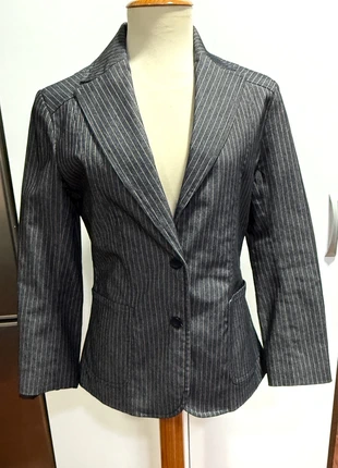 Blazer vaquera con raya diplomática, marque: skars, état: Très bon état, taille: XL / 42 / 14, 5,00 €, 5,95 € Protection acheteurs incluse