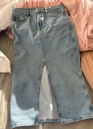 Mango denim skirt xl, merk: Mango, staat: Nieuw zonder prijskaartje, maat: XL / 42 / 14, € 4,00, € 4,90 inclusief Kopersbescherming