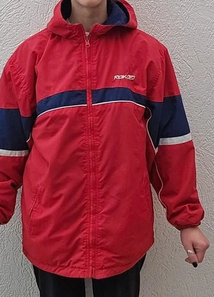 Veste polaire Reebok vintage rouge bleu brodé taille s réversible unisexe, marque: Reebok, état: Très bon état, taille: S, 17,00 €, 18,55 € Protection acheteurs incluse