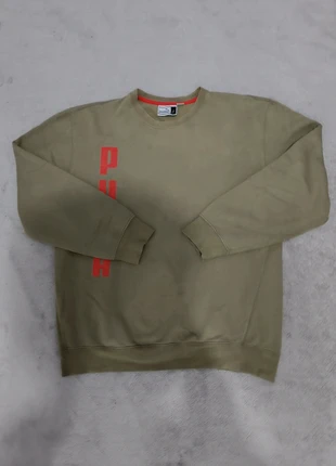 Crewneck Puma kaki et rouge homme Vintage taille L, marque: Puma, état: Très bon état, taille: L, 10,00 €, 11,20 € Protection acheteurs incluse