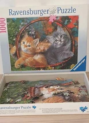 Puzzle chatons 1000 pièces Ravensburger, marque: Ravensburger, état: Très bon état, 5,00 €, 5,95 € Protection acheteurs incluse