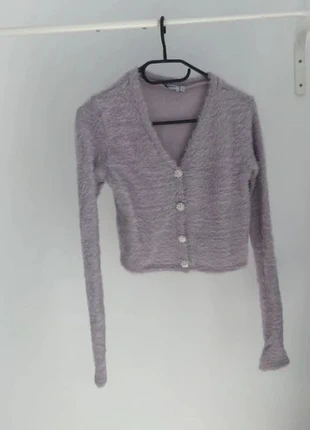 Cardigan purpura Stradivaris M, brand: Stradivarius, condition: Very good, size: M / 38 / 10, €15.00, €16.45 includes Buyer Protection